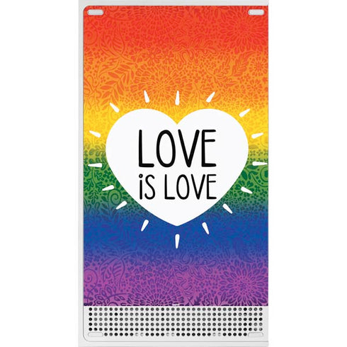 Love Is Love Rainbow Xbox Series S Console Skin